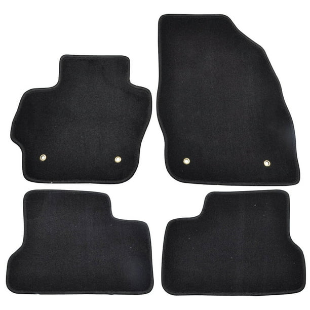 Fits 04-12 Mazda RX8 4Dr Black Nylon Front & Rear Car Floor Mats 4Pcs Fits 04-12 Mazda RX8 4Dr Black Nylon Front & Rear Car Floor Mats 4Pcs